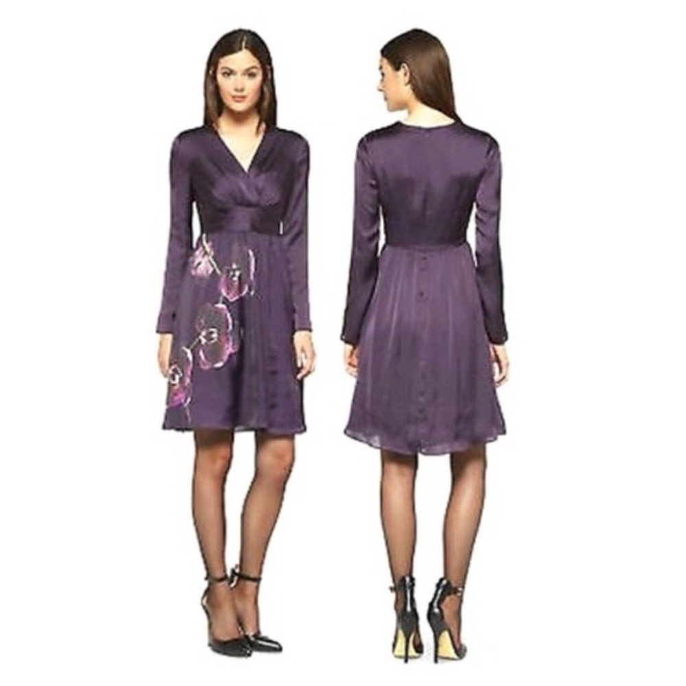 Altuzarra purple  Satin Orchid Dress